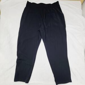 Halara Flex™ High Waisted Pocket Solid Work Tapered Pants NWT Black Size Large